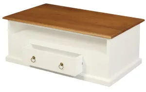 CT Tasmania Solid Timber 2 Drawer Coffee Table thumbnail 2