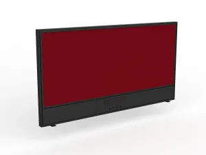 OL Studio Screen with Ducting for Agile Shared Desk – Splice Fabric with Black Frame thumbnail 17