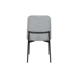 VI Libra Fabric Upholstered Metal Leg Dining Chair thumbnail 5