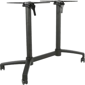 FL Seattle Twin Post Hospitality Metal Folding Bar Table Base thumbnail 1