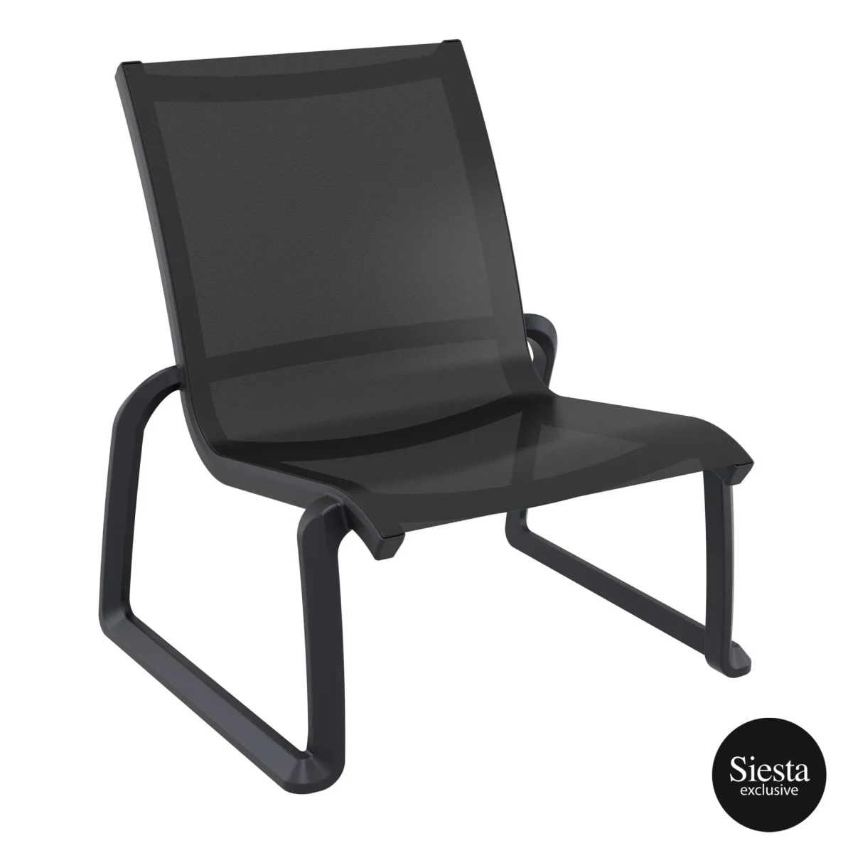 FL Pacific Hospitality Outdoor Stackable Lounge Chair