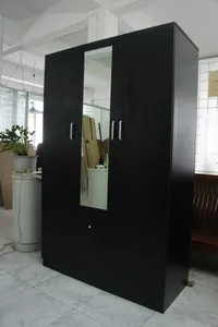 HE Randwick 3 Door 2 Drawer Wardrobe with Mirror and Hanging Rail thumbnail 2