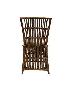 CR Roma Natural Rattan Fabric Seat Dining Chair thumbnail 5