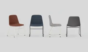 OL Sofia PU Leather Upholstered Sled Base Breakout Chair thumbnail 11