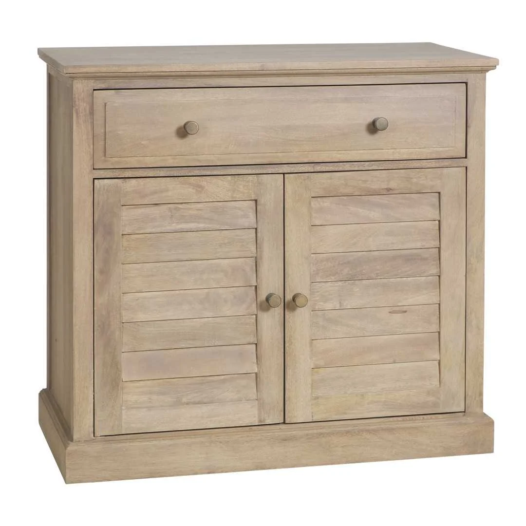 SH Chartres Solid Timber 2 Door 1 Drawer Bedside Cabinet