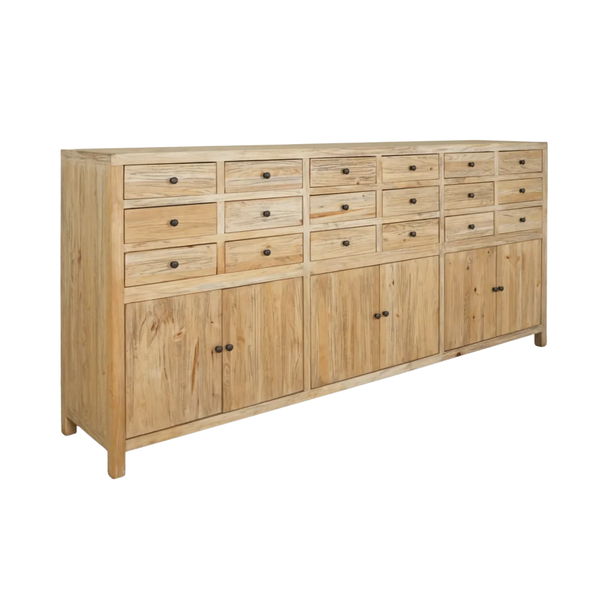 CR Sonoma Solid Timber 18 Drawer 6 Door Filing Cabinet Cupboard