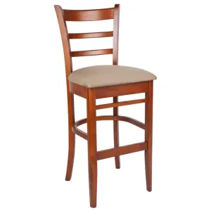 MA Jaguar Bar Stool With Upholstered Seat thumbnail 1