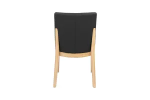 VI Boca Genuine Leather Upholstered Timber Leg Dining Chair thumbnail 5