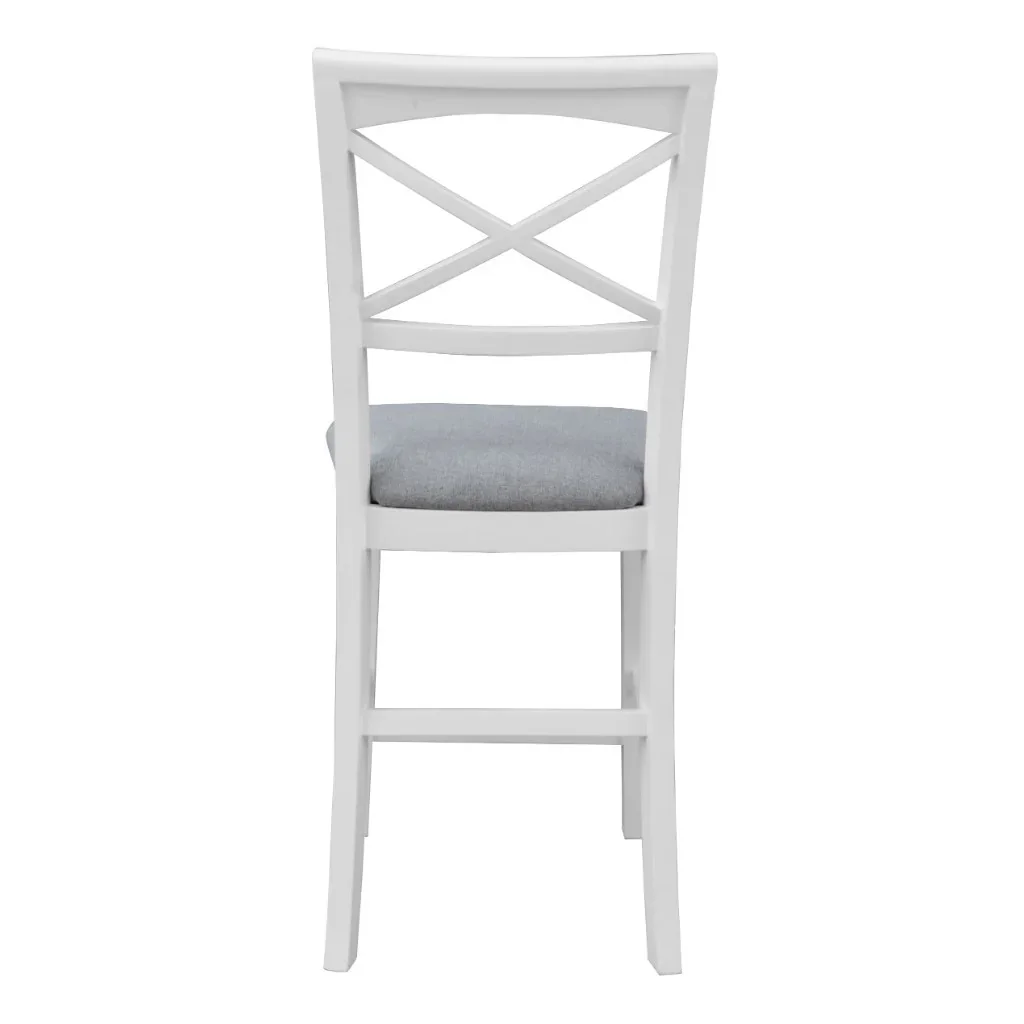 VI Hamilton Solid Timber Fabric Seat Bar Chair