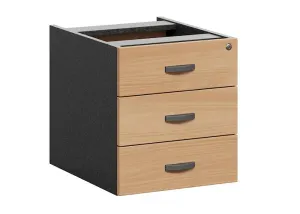 DD CC Plus 3 Drawer Under Desk Freestanding Pedestal thumbnail 2