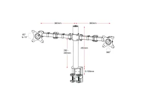 RL Revolve Dual Monitor Arm thumbnail 5