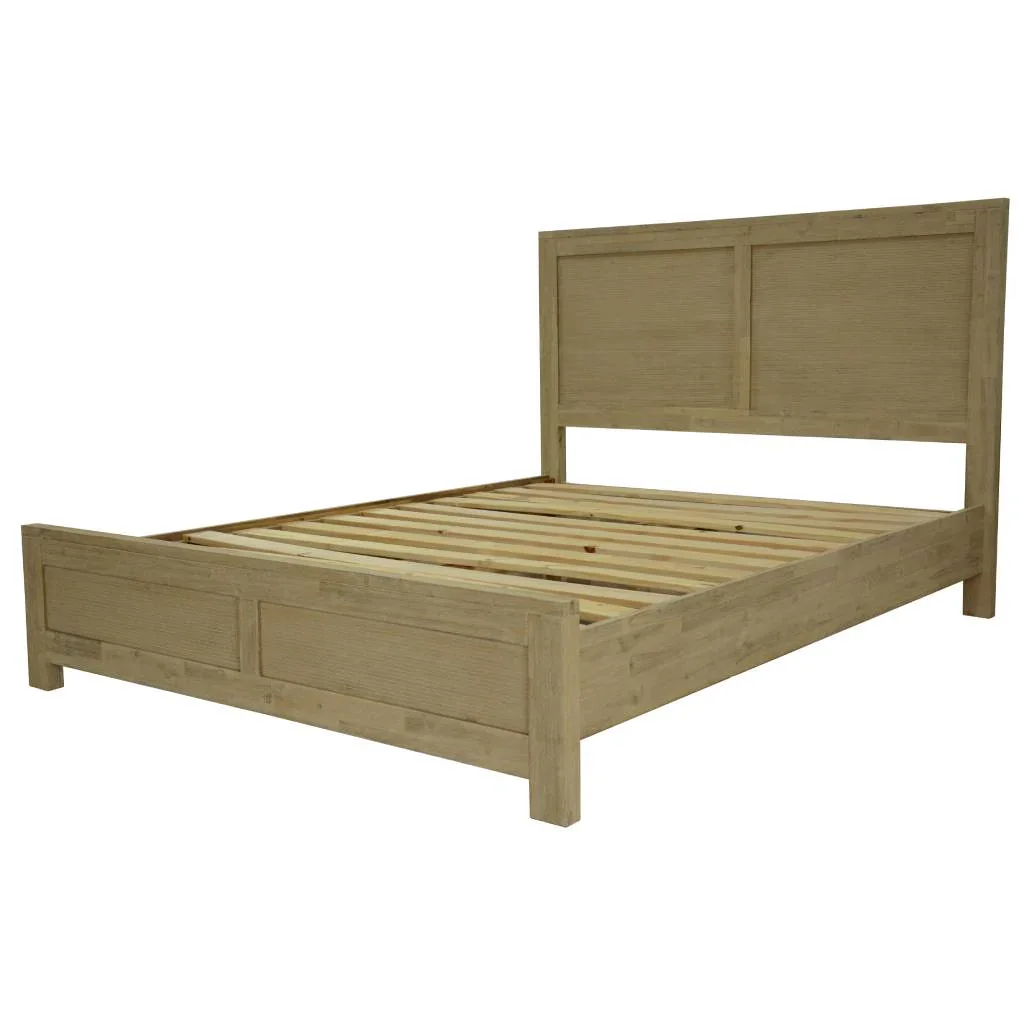 VI Nelson Solid Timber King Bed