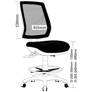 ST Rio High Back Drafting Chair thumbnail 2