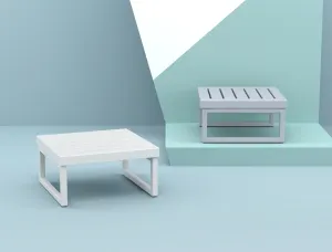 FL Mykonos Hospitality Outdoor Lounge Table or Side Table thumbnail 1