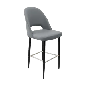 FL Orleans Crescent Upholstered Seat Aluminium Frame Hospitality Barstool thumbnail 18