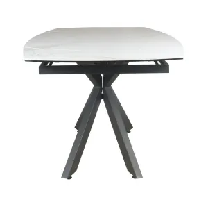 VI Kross Metal Leg Ceramic Top Extandable Dining Table thumbnail 13
