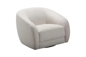 VI Cleo Fabric Upholstered Swivel Armchair Sofa thumbnail 4