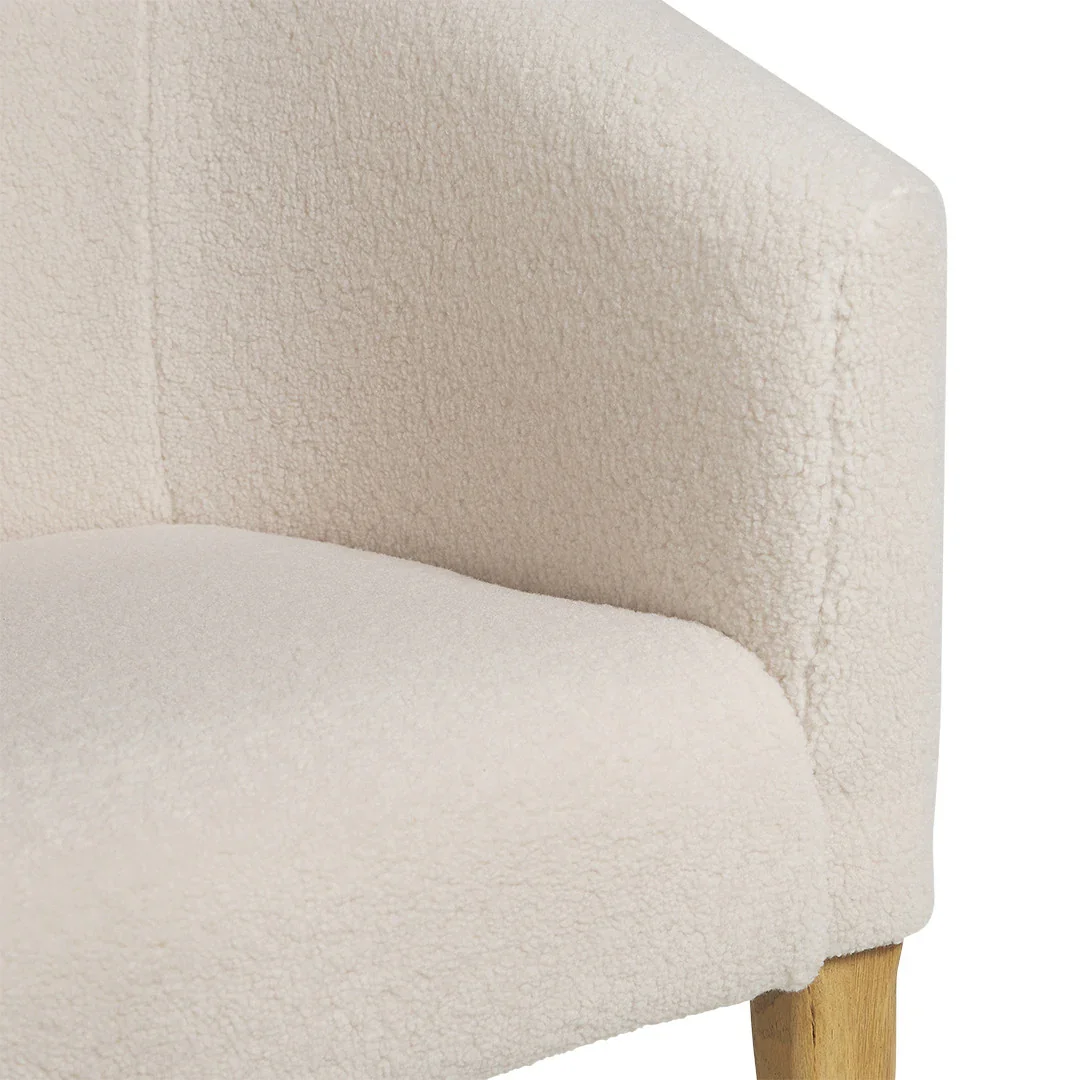 SH Soweto Fabric Upholstered Timber Leg Club Chair