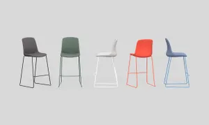 OL Vista Rise Sled Base Fabric Upholstered Hospitality High Chair thumbnail 14