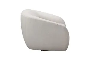 VI Cleo Fabric Upholstered Swivel Armchair Sofa thumbnail 5