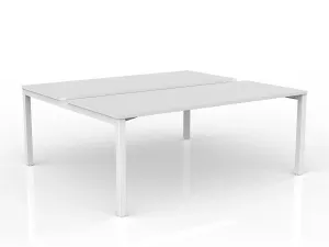 OL Axis 2-User Double Sided Workspace – White Top White Frame thumbnail 7