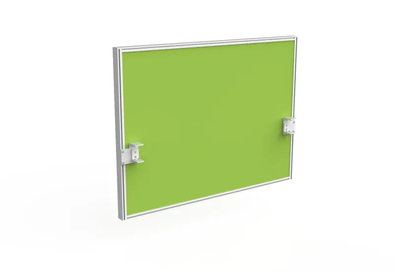 OL Studio50 Deskmount Screens Panel - Breath Fabric with White Frame - 900mm Height