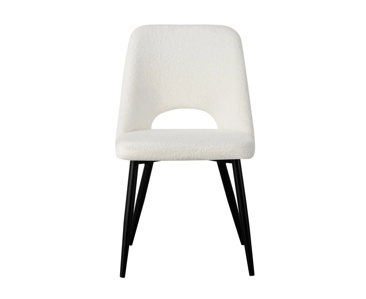 BT Zara Fabric Upholstered Metal Leg Dining Chair