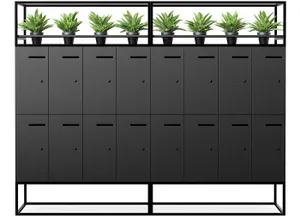 DD 8 Door Welded Garden Lockers thumbnail 1