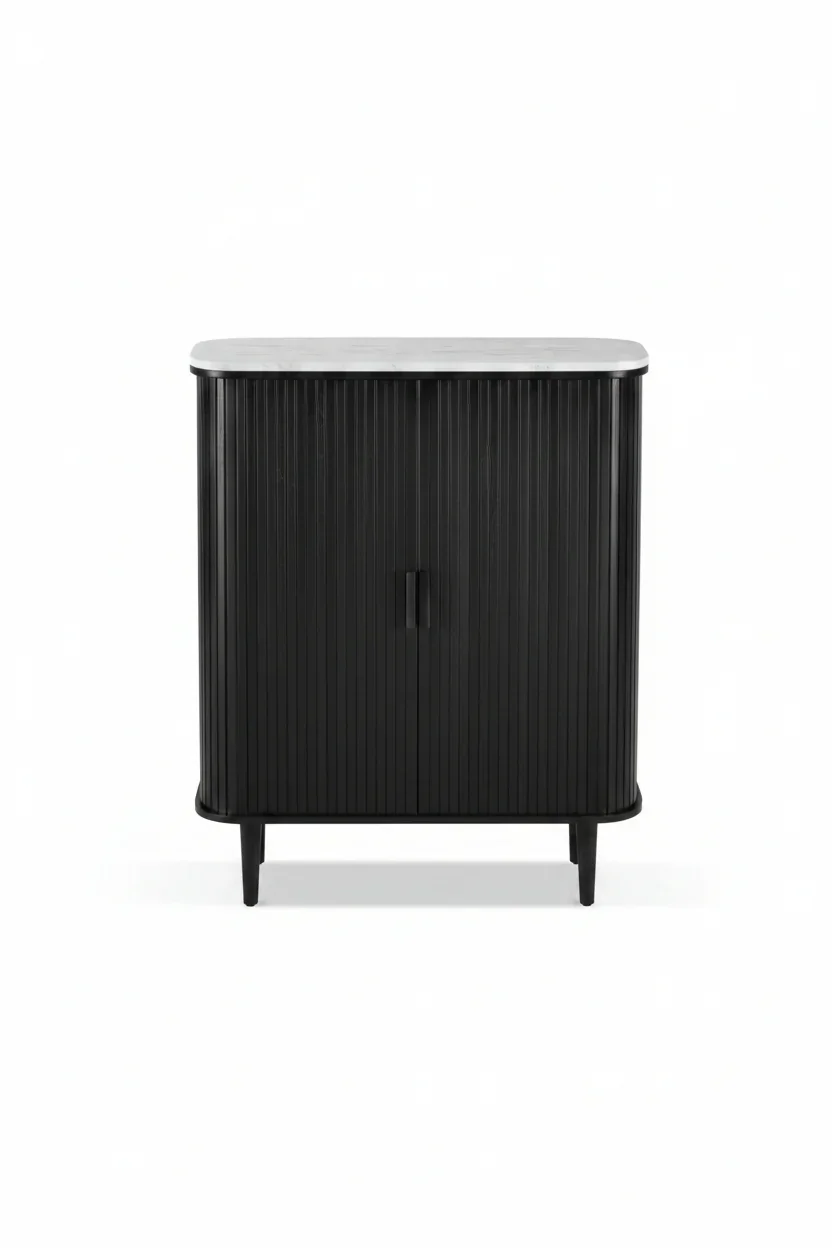 BT Melba Marble Top 2 Door Cabinet