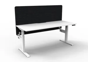 RL Boost Plus Motorized Height Adjustable Workstation with Black Eco Panel Screen thumbnail 11
