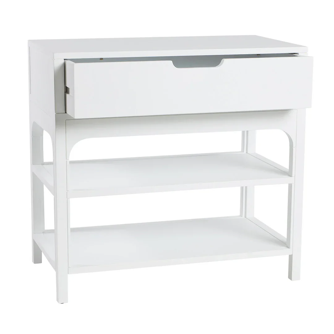 SH Ankara Large White Bedside Table
