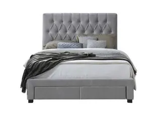 EL Anatuya Fabric Upholstered Bed with 2 Drawers thumbnail 1