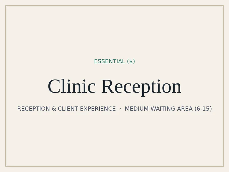 Clinic Reception
