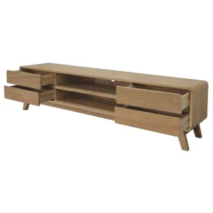 CT Providence Solid Timber 4 Drawer Entertainment Unit thumbnail 3