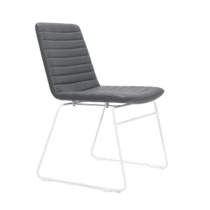 RL Pixel PU Leather Upholstered Sled Base Breakout Chair thumbnail 6