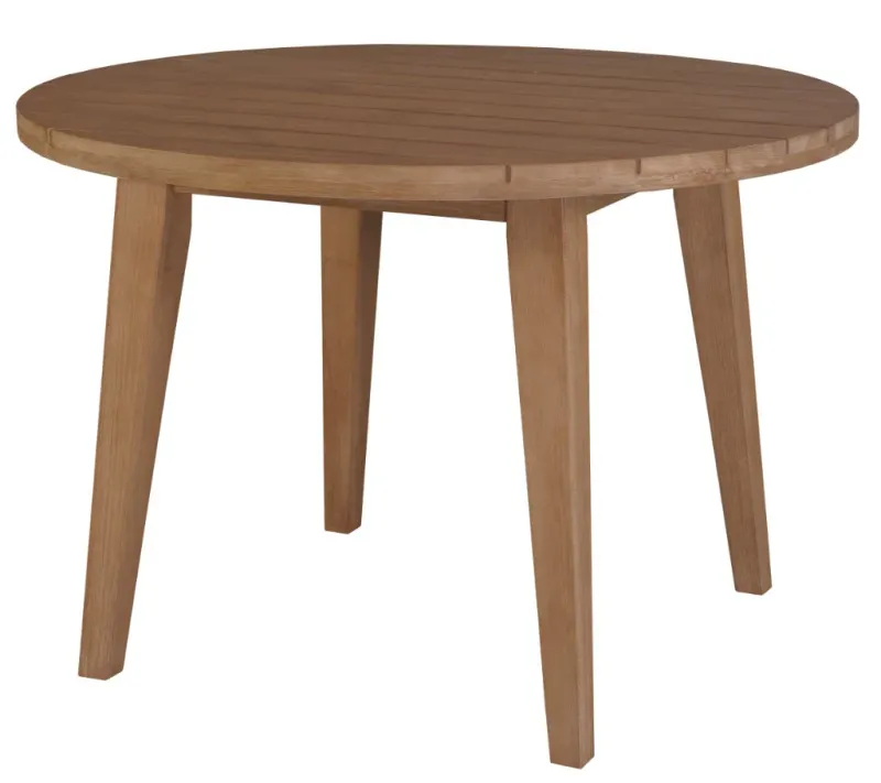 VI Marrakesh Solid Timber Patio Round Dining Table