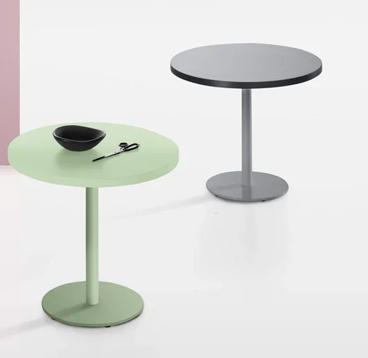 TW Disk Base Round Meeting Table - Large