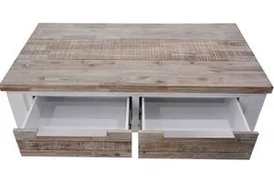 VI Homestead Solid Timber Coffee Table with 2 Drawers thumbnail 2