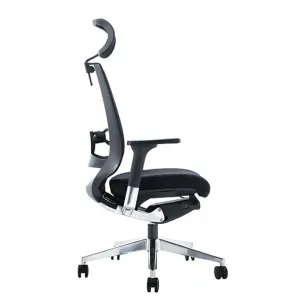 ST Evita High Back Aluminium Base Executive Chair with Headrest thumbnail 3