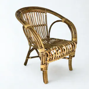 CR Bowen Rattan Verandah Armchair thumbnail 1