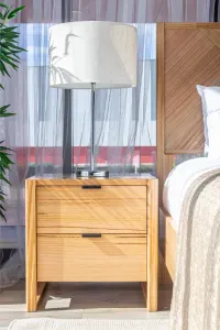 VI Perisher Solid Timber 2 Drawer Bedside thumbnail 5