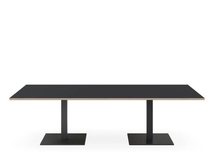 DD Scope Double Base Rectangular Top Meeting Table