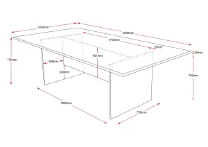 RL Rapid Worker Boardroom Table Base thumbnail 2