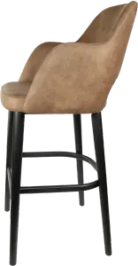 FL Sorbet Premium Vinyl Timber Legs Hospitality Barstool thumbnail 8