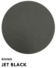 EL Jennitte 2 Seater Recliner Sofa Rhino Jet Black thumbnail 3
