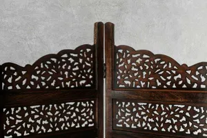 VI Vasco Solid Timber 4 Panel Space Dividing Screen thumbnail 4