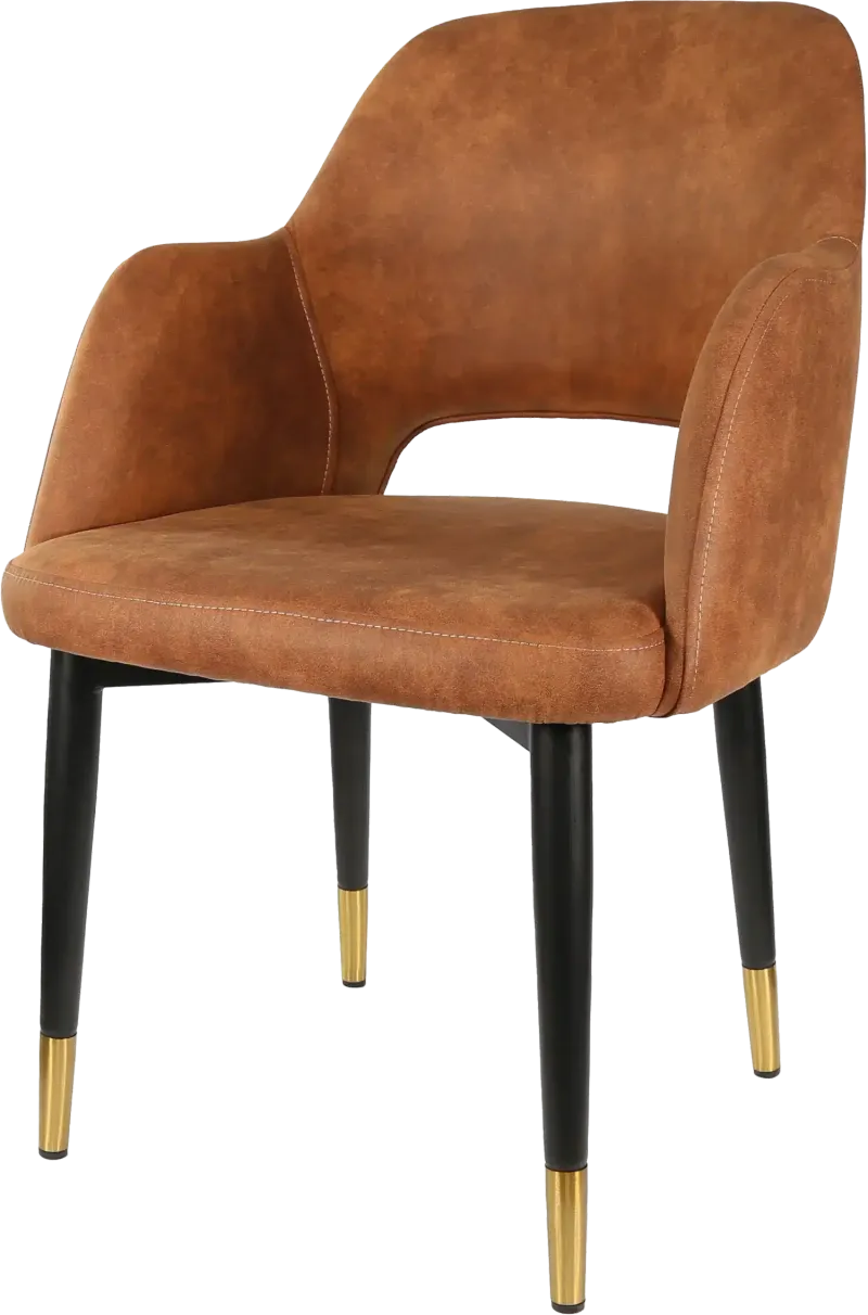 FL Sorbet Fabric Upholstered Metal Legs Hospitality Chair