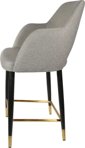 FL Sorbet Fabric Upholstered Metal Leg Hospitality Counter Stool thumbnail 6