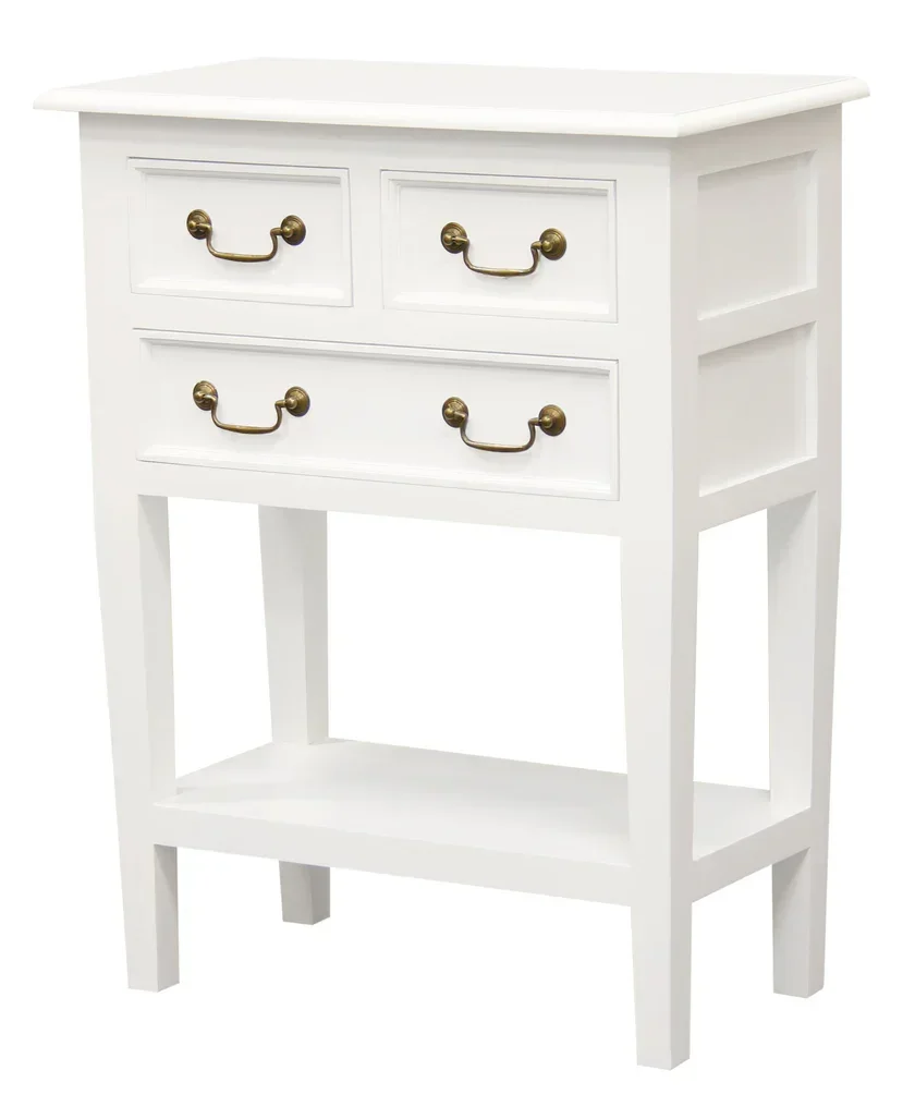CT Tasmania Solid Timber 3 Drawer Sofa Table