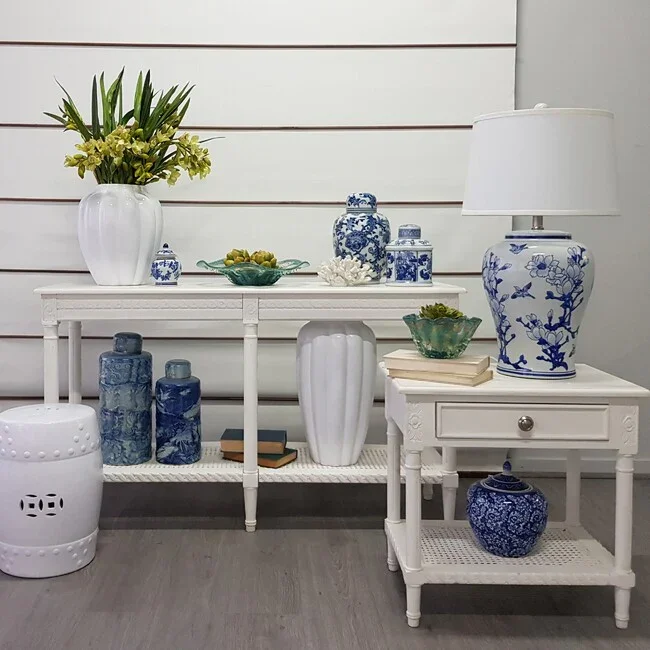 DA Polo Console Table White